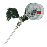 WSS-413帶熱電偶/阻溫度變送器的雙金屬溫度計(jì)